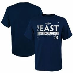 Youth Fanatics Branded Navy New York Yankees 2022 AL East Division Champions Locker Room T-Shirt