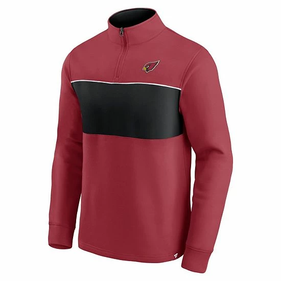 Men's Fanatics Branded Cardinal/Black Arizona Cardinals Block Party Quarter-Zip Jacket Men's Fanatics Branded Cardinal/Black Arizona Cardinals Block Party Quarter-Zip Jacket -Metaverse shop unnamed file 12416