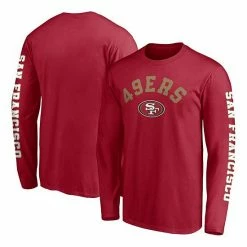 Men's Fanatics Branded Scarlet San Francisco 49ers Big & Tall City Long Sleeve T-Shirt -Metaverse shop unnamed file 1242