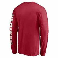 Men's Fanatics Branded Scarlet San Francisco 49ers Big & Tall City Long Sleeve T-Shirt -Metaverse shop unnamed file 1244