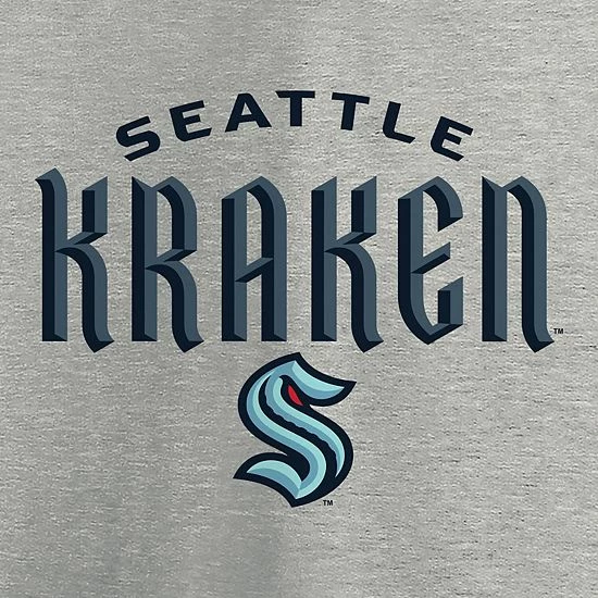 Men's Fanatics Branded Heather Gray Seattle Kraken Team Lockup T-Shirt 6 Men's Fanatics Branded Heather Gray Seattle Kraken Team Lockup T-Shirt - Image 4