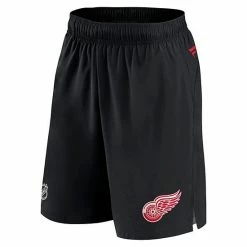 Men's Fanatics Branded Black Detroit Red Wings Authentic Pro Rink Shorts -Metaverse shop unnamed file 12503