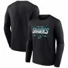 Men's Fanatics Branded Black San Jose Sharks Covert Long Sleeve T-Shirt -Metaverse shop unnamed file 12521