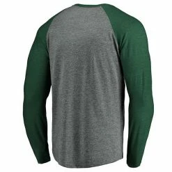 Men's Fanatics Branded Heathered Gray/Heathered Green Minnesota Wild Team Tri-Blend Raglan Long Sleeve T-Shirt 5 Men's Fanatics Branded Heathered Gray/Heathered Green Minnesota Wild Team Tri-Blend Raglan Long Sleeve T-Shirt -Metaverse shop unnamed file 1261