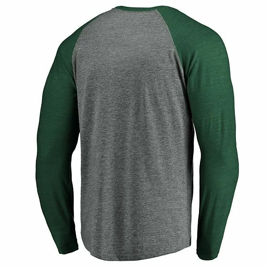 Men's Fanatics Branded Heathered Gray/Heathered Green Minnesota Wild Team Tri-Blend Raglan Long Sleeve T-Shirt Men's Fanatics Branded Heathered Gray/Heathered Green Minnesota Wild Team Tri-Blend Raglan Long Sleeve T-Shirt -Metaverse shop unnamed file 1261