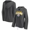 Women's Fanatics Branded Heathered Charcoal Pittsburgh Steelers First Team Flowy Pullover Hoodie -Metaverse shop unnamed file 12615