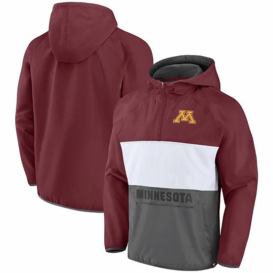 Men's Fanatics Branded Maroon Minnesota Golden Gophers Victory On Raglan Quarter-Zip Hoodie Men's Fanatics Branded Maroon Minnesota Golden Gophers Victory On Raglan Quarter-Zip Hoodie -Metaverse shop unnamed file 12647