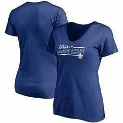 Women's Fanatics Branded Blue Toronto Maple Leafs Mascot In Bounds V-Neck T-Shirt -Metaverse shop unnamed file 12655