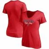Women's Fanatics Branded Red Boston Red Sox Depth Chart V-Neck T-Shirt -Metaverse shop unnamed file 12662
