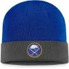 Men's Fanatics Branded Charcoal/Royal Buffalo Sabres Team Cuffed Knit Hat -Metaverse shop unnamed file 12668