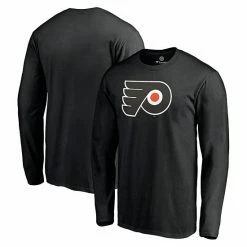 Men's Fanatics Branded Black Philadelphia Flyers Primary Team Logo Long Sleeve T-Shirt 3 Men's Fanatics Branded Black Philadelphia Flyers Primary Team Logo Long Sleeve T-Shirt -Metaverse shop unnamed file 12678