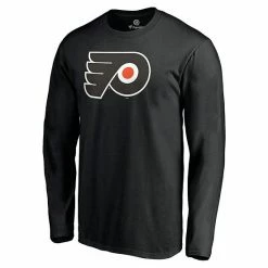 Men's Fanatics Branded Black Philadelphia Flyers Primary Team Logo Long Sleeve T-Shirt 4 Men's Fanatics Branded Black Philadelphia Flyers Primary Team Logo Long Sleeve T-Shirt -Metaverse shop unnamed file 12679