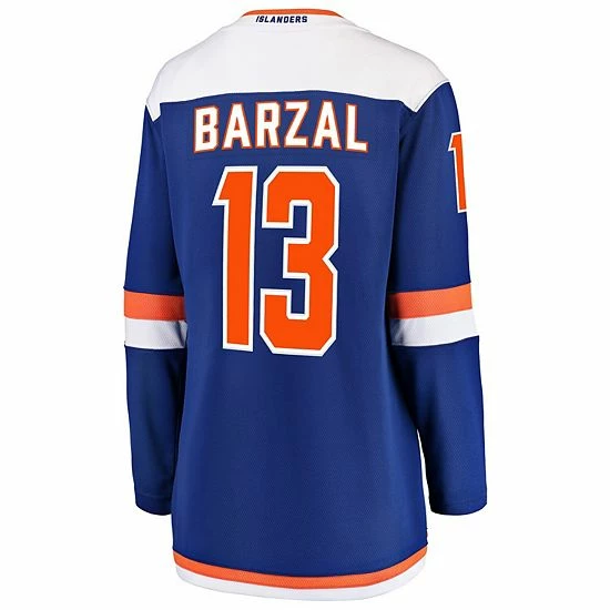 Women's Fanatics Branded Mathew Barzal Blue New York Islanders Alternate Breakaway Jersey Women's Fanatics Branded Mathew Barzal Blue New York Islanders Alternate Breakaway Jersey -Metaverse shop unnamed file 12708