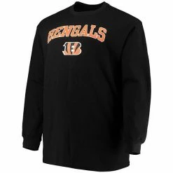 Men's Fanatics Branded Black Cincinnati Bengals Big & Tall Thermal Long Sleeve T-Shirt -Metaverse shop unnamed file 12723