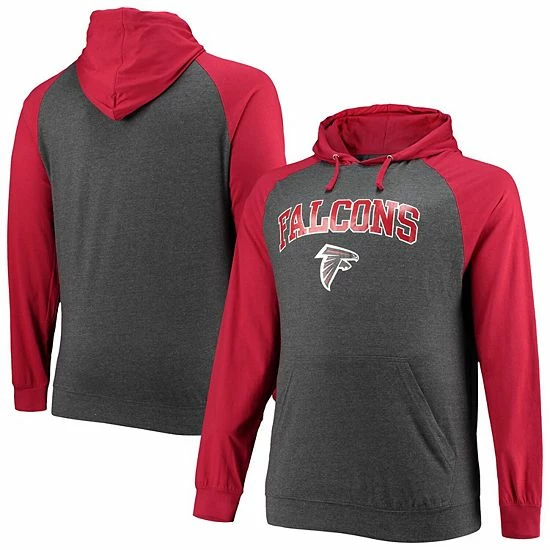 Men's Fanatics Branded Red/Heathered Charcoal Atlanta Falcons Big & Tall Lightweight Raglan Pullover Hoodie Men's Fanatics Branded Red/Heathered Charcoal Atlanta Falcons Big & Tall Lightweight Raglan Pullover Hoodie -Metaverse shop unnamed file 12804