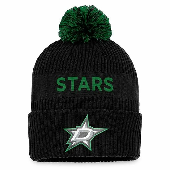 Men's Fanatics Branded Black/Kelly Green Dallas Stars 2022 NHL Draft Authentic Pro Cuffed Knit Hat with Pom Men's Fanatics Branded Black/Kelly Green Dallas Stars 2022 NHL Draft Authentic Pro Cuffed Knit Hat With Pom -Metaverse shop unnamed file 12872