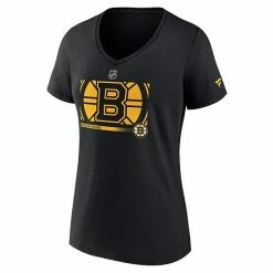 Women's Fanatics Branded Black Boston Bruins Authentic Pro Core Collection Secondary Logo V-Neck T-Shirt 4 Women's Fanatics Branded Black Boston Bruins Authentic Pro Core Collection Secondary Logo V-Neck T-Shirt -Metaverse shop unnamed file 12899