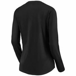 Women's Fanatics Branded Black Colorado Rockies Official Logo Long Sleeve V-Neck T-Shirt -Metaverse shop unnamed file 12908