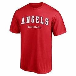 Men's Fanatics Branded Red Los Angeles Angels Big & Tall City Arch T-Shirt -Metaverse shop unnamed file 12922