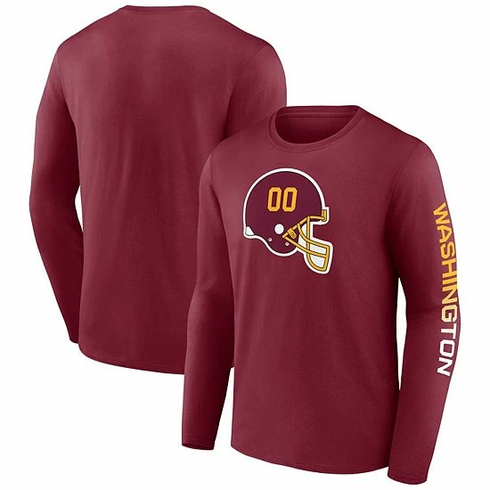 Men's Fanatics Branded Burgundy Washington Football Team Clear Sign Long Sleeve T-Shirt Men's Fanatics Branded Burgundy Washington Football Team Clear Sign Long Sleeve T-Shirt -Metaverse shop unnamed file 12942