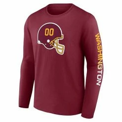 Men's Fanatics Branded Burgundy Washington Football Team Clear Sign Long Sleeve T-Shirt 4 Men's Fanatics Branded Burgundy Washington Football Team Clear Sign Long Sleeve T-Shirt -Metaverse shop unnamed file 12944
