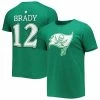 Men's Fanatics Branded Tom Brady Green Tampa Bay Buccaneers St. Patrick's Day Icon Player T-Shirt -Metaverse shop unnamed file 12946