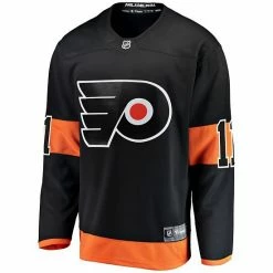 Men's Fanatics Branded Travis Konecny Black Philadelphia Flyers Alternate Breakaway Player Jersey -Metaverse shop unnamed file 12951