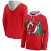 Men's Fanatics Branded Red/Kelly Green New Jersey Devils Block Party Unmatched Skill Pullover Hoodie -Metaverse shop unnamed file 12953