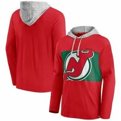 Men's Fanatics Branded Red/Kelly Green New Jersey Devils Block Party Unmatched Skill Pullover Hoodie -Metaverse shop unnamed file 12954