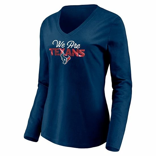 Women's Fanatics Branded Navy Houston Texans Highly Valued Long Sleeve V-Neck T-Shirt Women's Fanatics Branded Navy Houston Texans Highly Valued Long Sleeve V-Neck T-Shirt -Metaverse shop unnamed file 13031