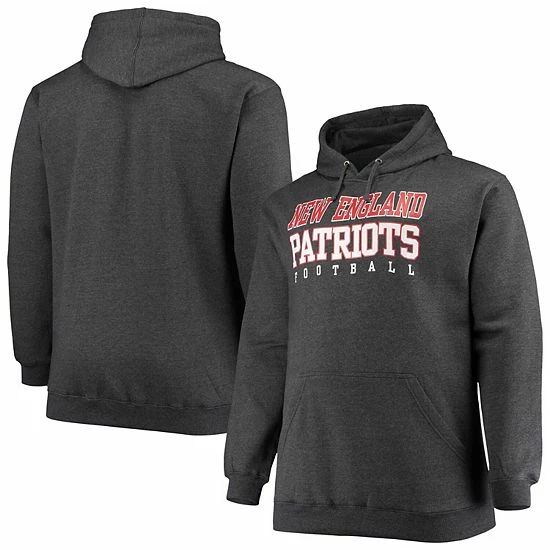 Men's Fanatics Branded Heathered Charcoal New England Patriots Big & Tall Practice Pullover Hoodie Men's Fanatics Branded Heathered Charcoal New England Patriots Big & Tall Practice Pullover Hoodie -Metaverse shop unnamed file 13059