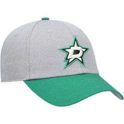 Men's Fanatics Branded Gray Dallas Stars Snapback Hat -Metaverse shop unnamed file 13089