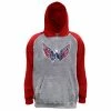 Men's Fanatics Branded Heathered Gray/Red Washington Capitals Big & Tall Raglan Pullover Hoodie -Metaverse shop unnamed file 13091