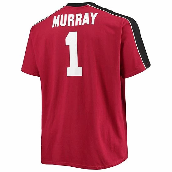 Men's Fanatics Branded Kyler Murray Cardinal Arizona Cardinals Big & Tall Sleeve Panel Player Name & Number T-Shirt Men's Fanatics Branded Kyler Murray Cardinal Arizona Cardinals Big & Tall Sleeve Panel Player Name & Number T-Shirt -Metaverse shop unnamed file 13096