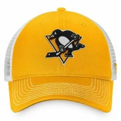 Men's Fanatics Branded Gold Pittsburgh Penguins Core Primary Logo Trucker Snapback Hat 4 Men's Fanatics Branded Gold Pittsburgh Penguins Core Primary Logo Trucker Snapback Hat -Metaverse shop unnamed file 13117