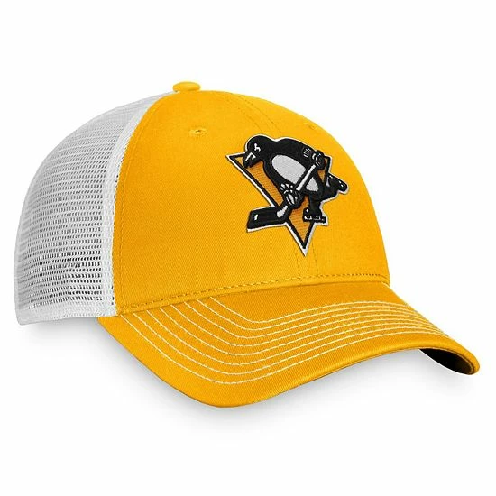 Men's Fanatics Branded Gold Pittsburgh Penguins Core Primary Logo Trucker Snapback Hat Men's Fanatics Branded Gold Pittsburgh Penguins Core Primary Logo Trucker Snapback Hat -Metaverse shop unnamed file 13118