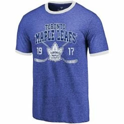 Fanatics Men's Majestic Threads Blue Toronto Maple Leafs Buzzer Beater Tri-Blend Ringer T-Shirt 4 Fanatics Men's Majestic Threads Blue Toronto Maple Leafs Buzzer Beater Tri-Blend Ringer T-Shirt -Metaverse shop unnamed file 13122