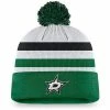 Men's Fanatics Branded White/Kelly Green Dallas Stars Authentic Pro Draft Cuffed Knit Hat With Pom 1 Men's Fanatics Branded White/Kelly Green Dallas Stars Authentic Pro Draft Cuffed Knit Hat With Pom -Metaverse shop unnamed file 13124