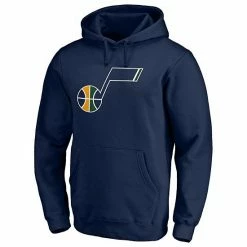 Men's Fanatics Branded Navy Utah Jazz Primary Team Logo Pullover Hoodie 4 Men's Fanatics Branded Navy Utah Jazz Primary Team Logo Pullover Hoodie -Metaverse shop unnamed file 13137
