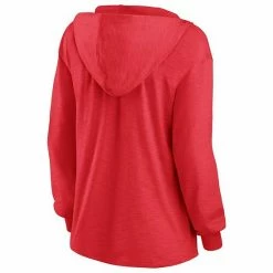 Women's Fanatics Branded Red Kansas City Chiefs Jumper V-Neck Pullover Hoodie -Metaverse shop unnamed file 13142