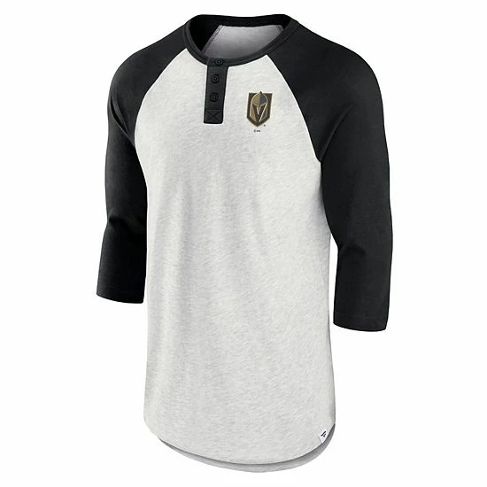 Men's Fanatics Branded Ash/Black Vegas Golden Knights True Classics Better Believe Raglan Henley 3/4-Sleeve T-Shirt Men's Fanatics Branded Ash/Black Vegas Golden Knights True Classics Better Believe Raglan Henley 3/4-Sleeve T-Shirt -Metaverse shop unnamed file 13149