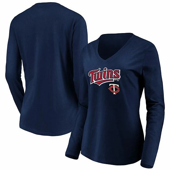Women's Fanatics Branded Navy Minnesota Twins Core Team Lockup Long Sleeve V-Neck T-Shirt Women's Fanatics Branded Navy Minnesota Twins Core Team Lockup Long Sleeve V-Neck T-Shirt -Metaverse shop unnamed file 13190