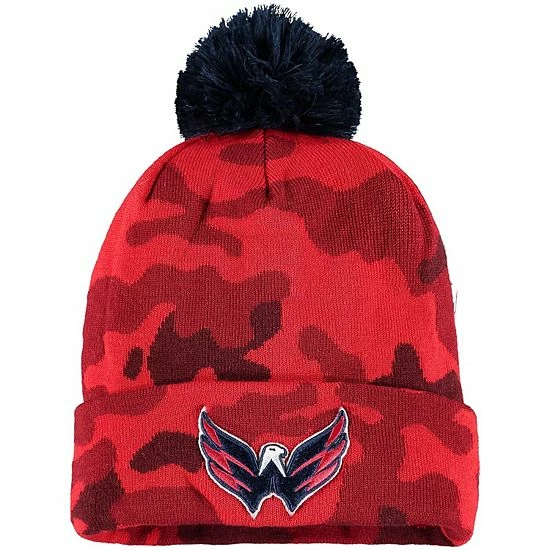 Men's Fanatics Branded Red Washington Capitals Mute Cuffed Knit Hat with Pom Men's Fanatics Branded Red Washington Capitals Mute Cuffed Knit Hat With Pom -Metaverse shop unnamed file 13194