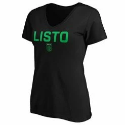 Women's Fanatics Branded Black Austin FC Listo V-Neck T-Shirt -Metaverse shop unnamed file 13197