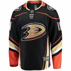 Men's Fanatics Branded Trevor Zegras Black Anaheim Ducks Home Breakaway Player Jersey -Metaverse shop unnamed file 13217