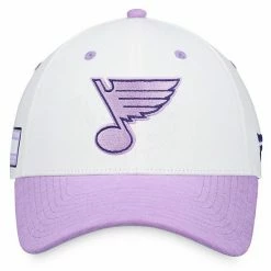 Men's Fanatics Branded White/Purple St. Louis Blues Authentic Pro Hockey Fights Cancer Snapback Hat 4 Men's Fanatics Branded White/Purple St. Louis Blues Authentic Pro Hockey Fights Cancer Snapback Hat -Metaverse shop unnamed file 13282