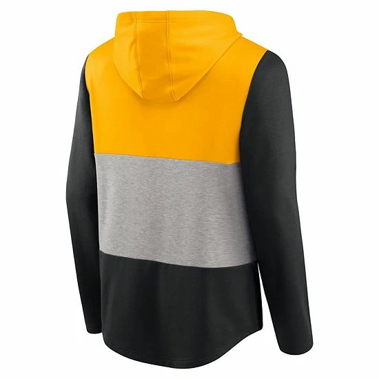 Men's Fanatics Branded Gold/Black Boston Bruins Prep Color Block Pullover Hoodie Men's Fanatics Branded Gold/Black Boston Bruins Prep Color Block Pullover Hoodie -Metaverse shop unnamed file 13307