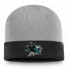 Men's Fanatics Branded Gray/Black San Jose Sharks Cuffed Knit Hat 1 Men's Fanatics Branded Gray/Black San Jose Sharks Cuffed Knit Hat -Metaverse shop unnamed file 13308