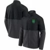 Men's Fanatics Branded Black/Heathered Charcoal Oregon Ducks Durable Raglan Full-Zip Jacket -Metaverse shop unnamed file 13364