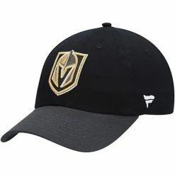 Men's Fanatics Branded Black Vegas Golden Knights Core Primary Logo Adjustable Hat